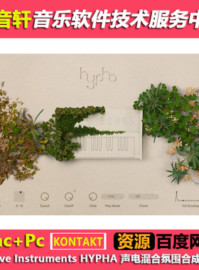 Native Instruments HYPHA 1.1.0 KONTAKT 声电混合氛围合成音源