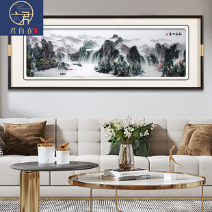 客厅挂画手工苏州刺绣成品新款 饰画 鸿运当头壁画高端沙发背景墙装