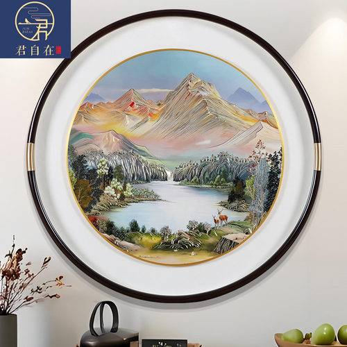 金山聚宝盆现代新中式装饰画