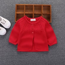 3岁洋气时尚 小童婴幼儿衣服针织开衫 女宝宝毛衣外套春秋季