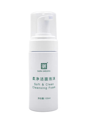 松鹤富丽柔净洁面泡沫100ml洗面奶深层清洁清爽不干燥专柜正品