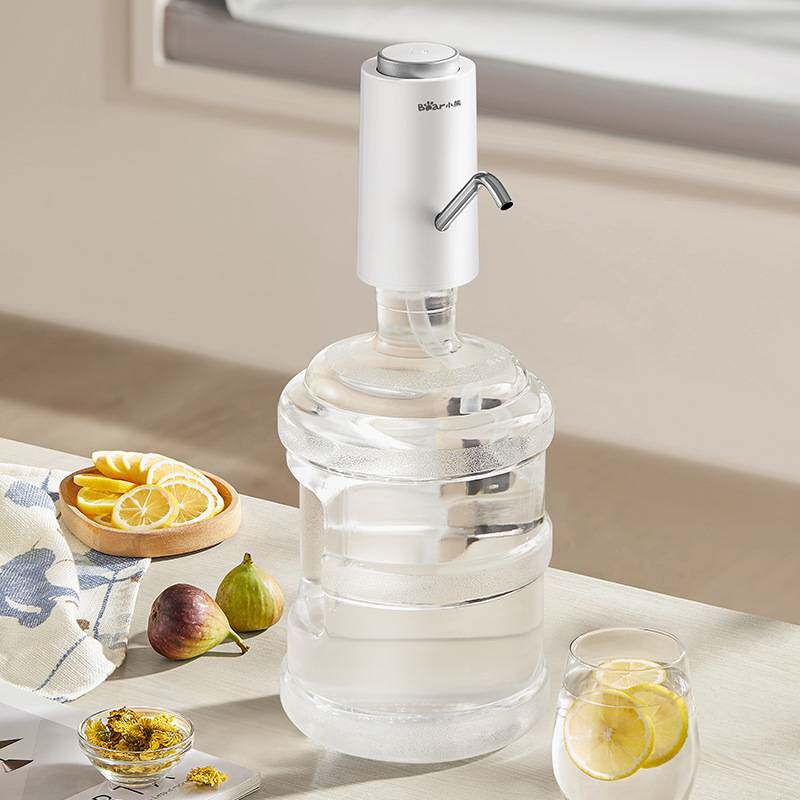 官网品牌小熊桶装水抽水器YSJ-D05R1电动吸水器压水泵自动上水器