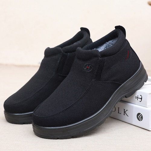 老北京布鞋舒适防滑保暖爸爸鞋