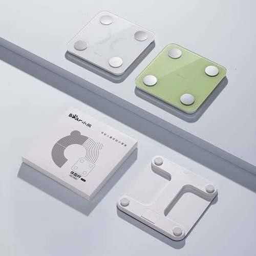 正品小熊DZC-V18G1家用智能电子脂肪体重秤送礼男女蓝牙电池体脂