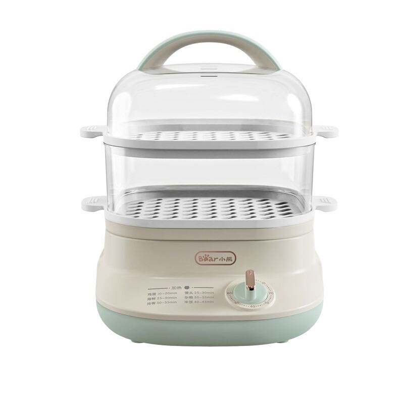 正品小熊DZG-C60Q8电蒸锅蒸锅家用电蒸笼早餐包子电热煮锅带蒸盘