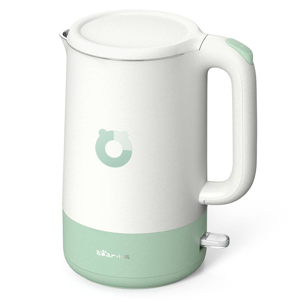 品牌小熊电热水壶ZDH-R17H3 保温壶烧开水壶家用不锈钢水壶1.7L大