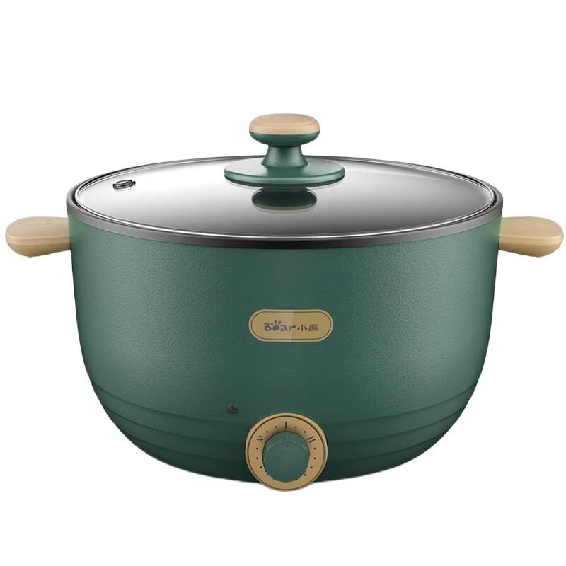 品牌小熊电热锅DRG-C30H1电煮锅多功能涮蒸煮一体锅电煮锅3L大容