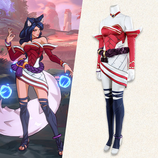 女动漫漫展万圣节5487 阿狸cosplay游戏扮演cos服装 时觉 2xko