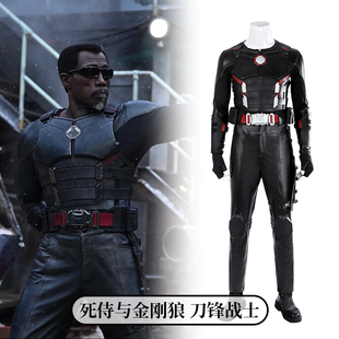 时觉死侍与金刚狼cos服刀锋战士电影cosplay同款套装鞋子5505