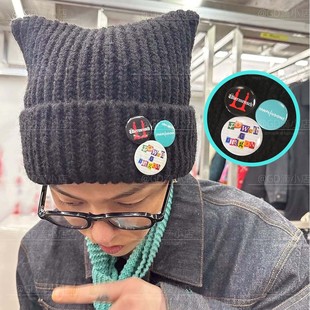 现货gd权志龙同款周边马口铁胸章胸针power专辑穿搭饰品徽章男女