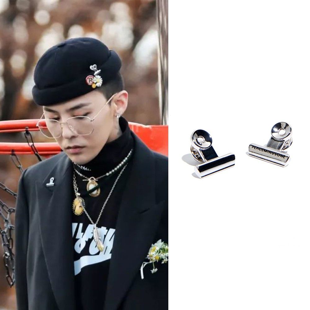胸针夹子配饰金属徽章权志龙同款