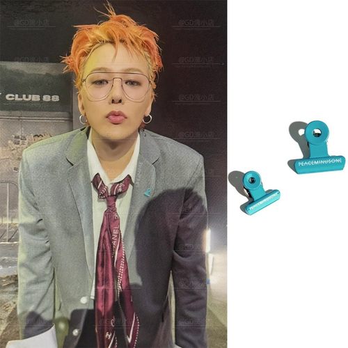 gd权志龙同款pmo夹子胸针配饰男女金属徽章衣服包包帽子装饰勋章