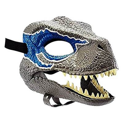 3D Dinosaur Mask Role Play Props Performance Headgear Jurass