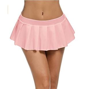 mini pleated miniskirt欧美低腰半身百褶裙迷你超短裙 waist Low