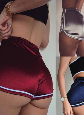 Sexy buttocks three-quarter pants beach sports yoga pants