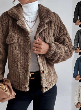 2024 Winter keep warm women Fashion coat jacket 时尚百搭外套