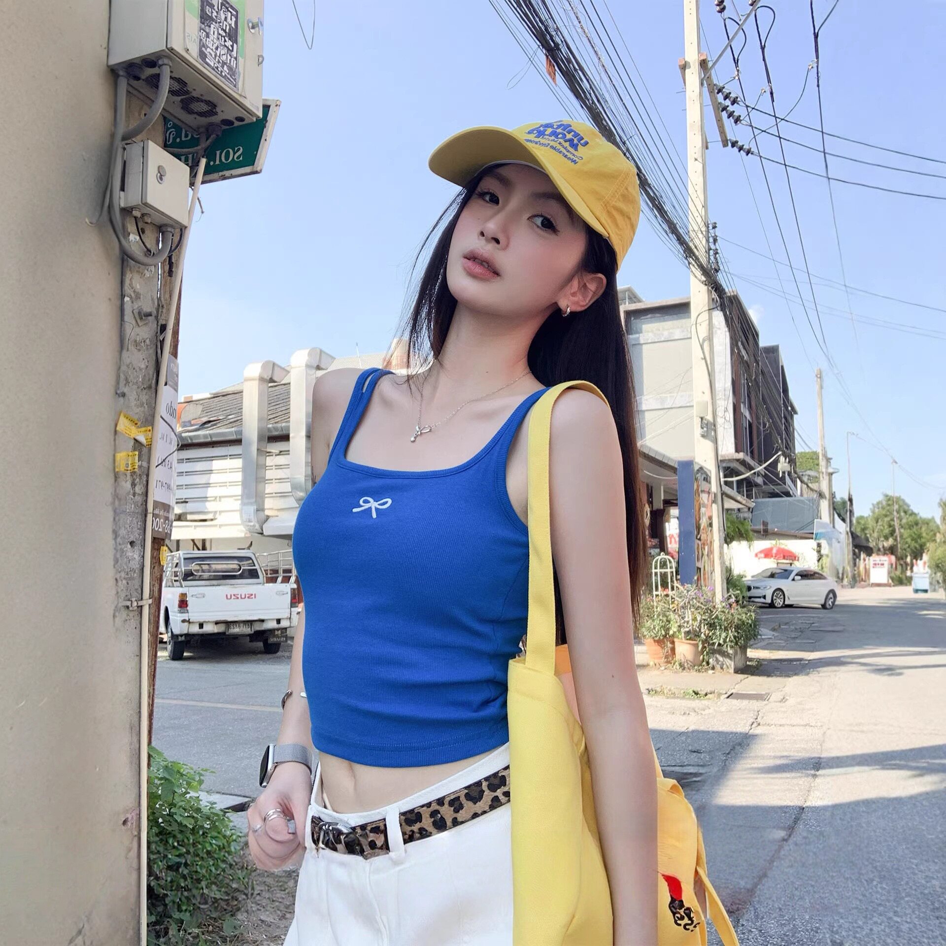 2026新款美式修身吊带背心内搭