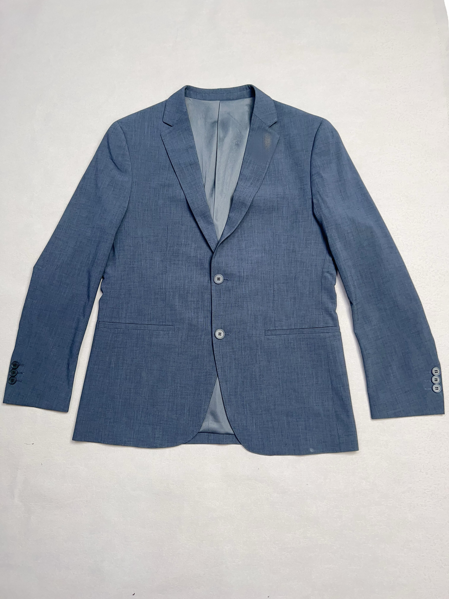 春季男士商务休闲西服薄款西装外套简约经典体面混羊毛单西外套