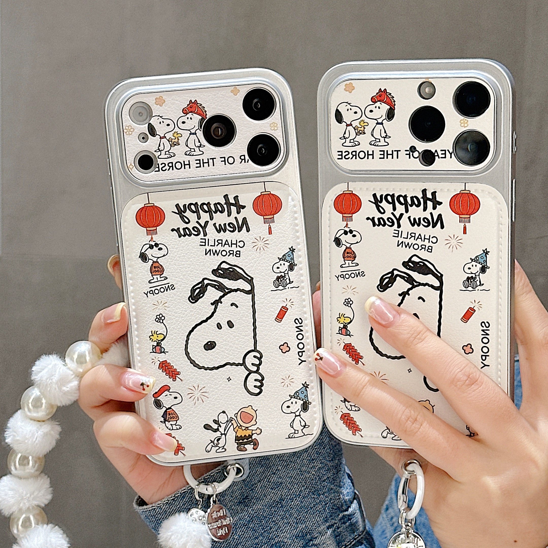 大视窗卡通史努比适用苹果17promax手机壳iPhone16新款15pro毛球珍珠手链14超可爱女款13皮质全包防摔保护套,3C数码配件,手机保护套/壳,淘宝优惠券,粉丝福利购,淘宝优惠卷