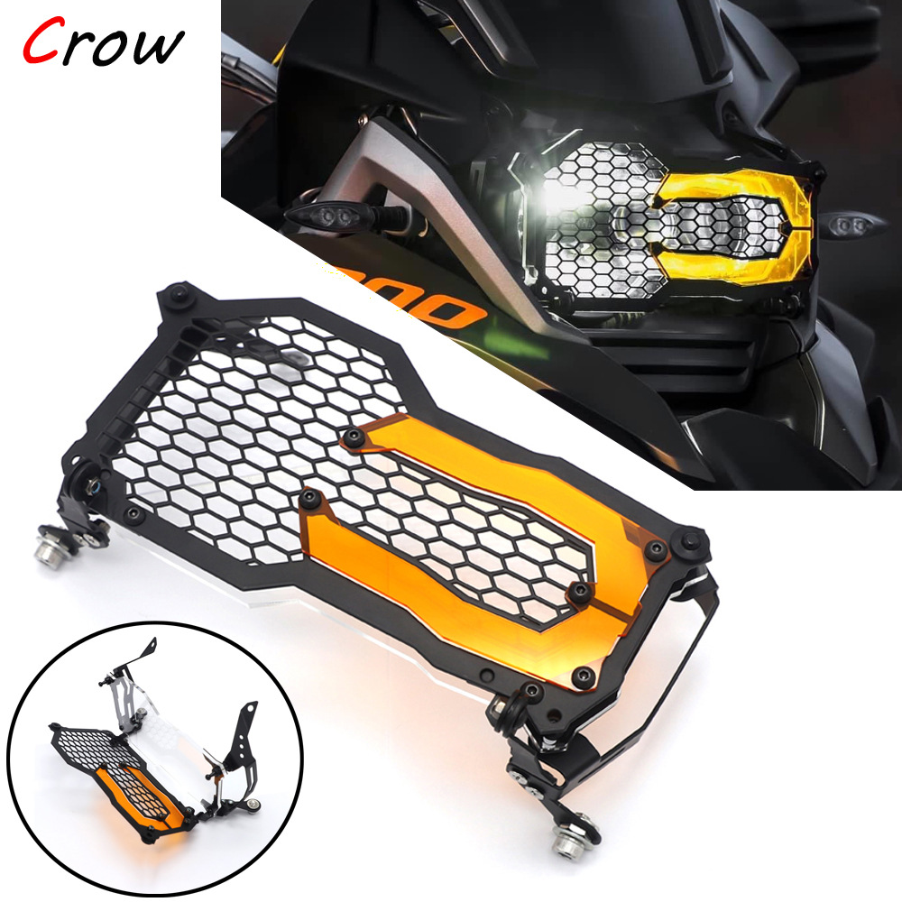 适用BMW摩托车R1200GS R1250GS/ADV水鸟大灯保护镜片 快拆灯罩