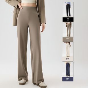 显瘦宽松版 清仓遮肉显瘦裤 高腰直筒修身 梨形抗皱休闲裤 子女春秋季