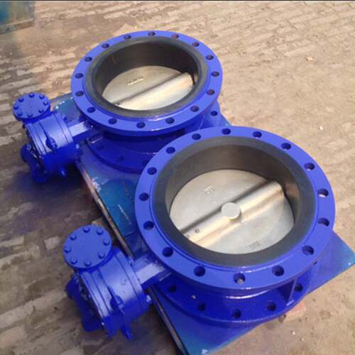 D341X-10Q/16Q手动蝶阀DN600PN10涡轮传动法兰蝶阀DN500低压蝶阀