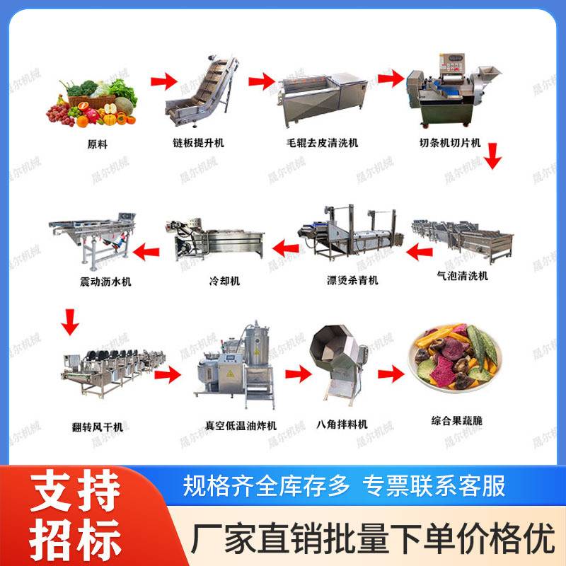 低温脱水真空油炸机流水线 香酥鱼低温真空油炸机 蔬菜丸子油炸炉
