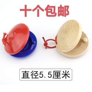 木制儿童乐器套装 木质响板圆舞板 婴幼儿宝宝音乐玩具打击乐器