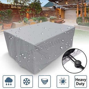 Furniture Cover Silver Outdoor Garden Waterproof Cover