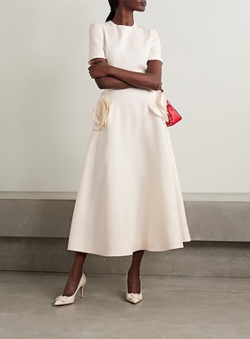 Appliques Dresses For Women Short Sleeve MInimalist Dress