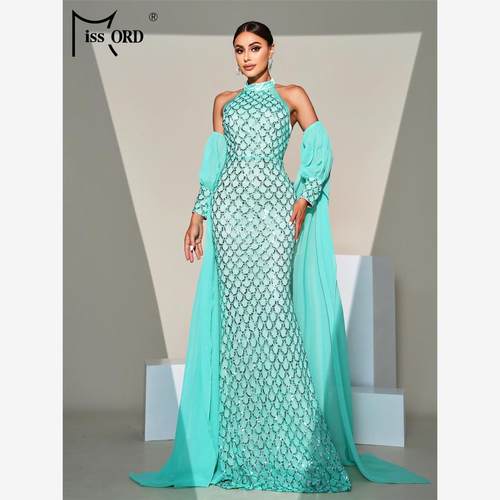 ChicSequinEvgGowBirt