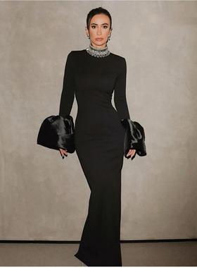 Sexy Beading Rhinestone Bandage Dress Evening Party Dress