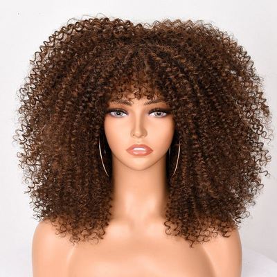 African fashion Explode fluffy curls hair wigs rolls shorts