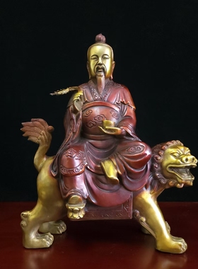 黄铜太乙救苦天尊铜像