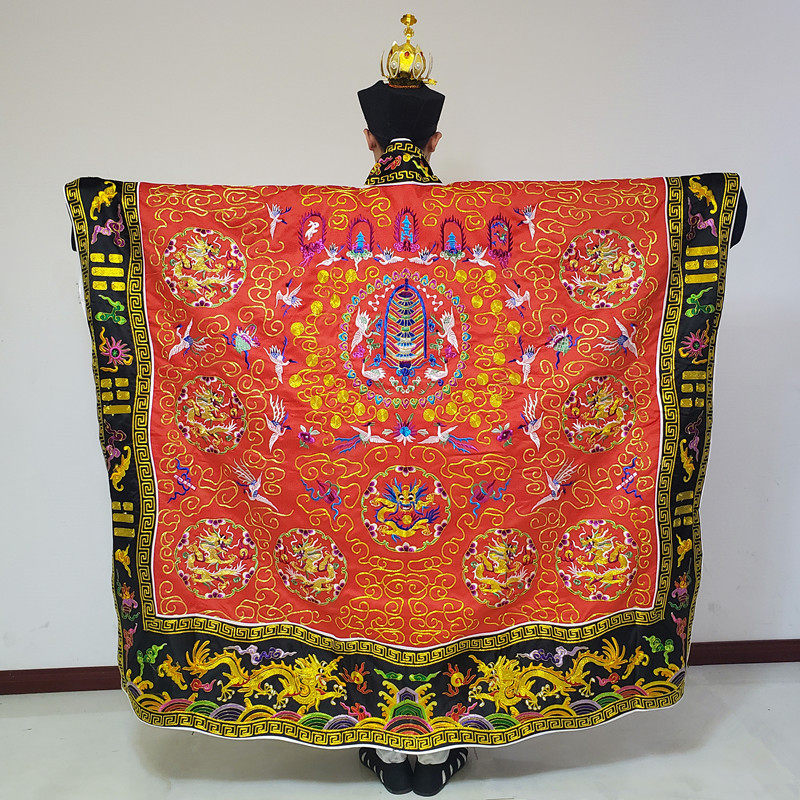 vestments Embroidery Watkins gules Kowloon vestments Robes Robe High power Taoist Taoist clothingin the Men's clothing, National costume  category - from Buy2taobao.com to provide professional Taobao agent buy service