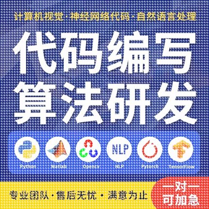 python代编程深度学习代做代码指导调试算法改进模型创新程序跑通