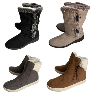 外贸原单大码休闲时尚雪地靴保暖