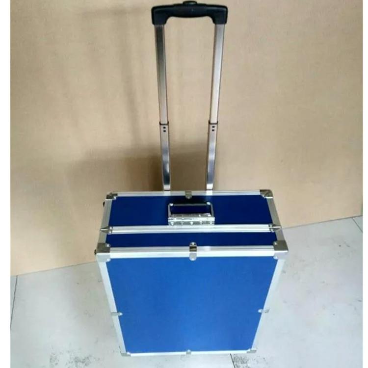 厂家直供江苏泰州拉杆航空铝箱蓝色黄色红色防震防摔