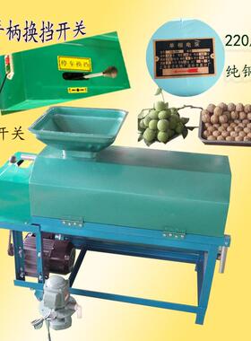 家用单相电青皮核桃去皮机 损失率低鲜核桃清洗剥壳机 核桃扒皮机