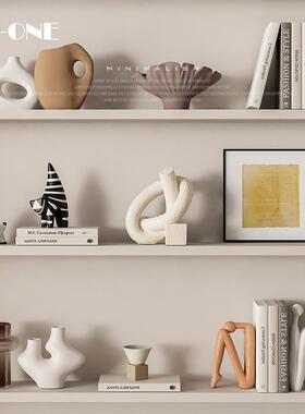 Rzone 现代简约壁柜酒柜电视柜开放格小众软装饰品大平层高档摆件