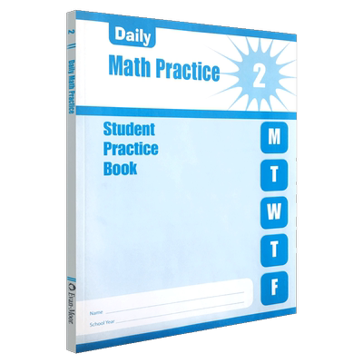 Evan-Moor Daily Math Practice Grade 2 SE 每日练习系列 数学复习 二年级 无答案作业本 美国加州教辅