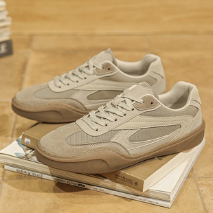 秋季 跑步软底复古德训潮鞋 2025新款 休闲百搭2025新款 板鞋 阿甘男鞋