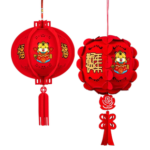 新年灯笼马年过年装饰大门口一对入户春节挂件壁挂红室外2026新款