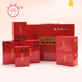 常熟特产王四食品精品六件套礼盒王四酒家叫花鸡桂花酒红木色天然