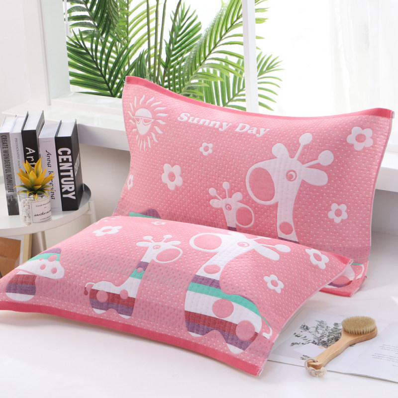 新款儿童枕巾纯棉卡通枕头巾单人幼儿园柔软吸汗透气宝宝纱布盖巾,床上用品,枕巾,淘宝优惠券,粉丝福利购,淘宝优惠卷