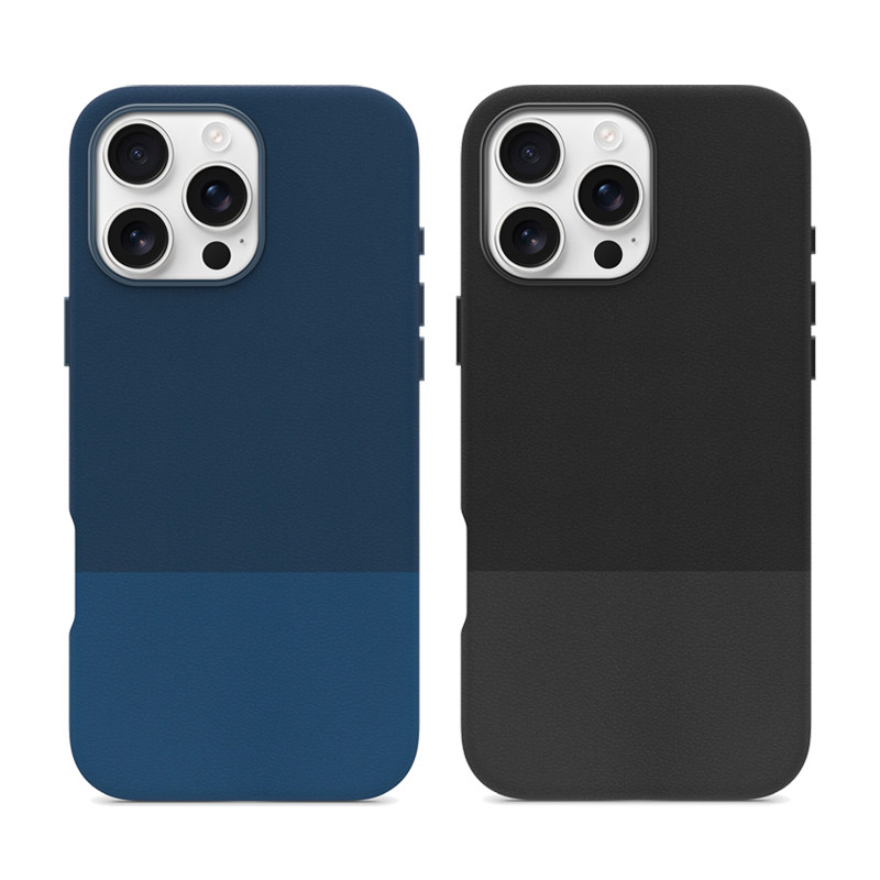 OtterBox Statement 系列仙人掌皮革手机壳适用iPhone16ProMax硬壳保护金属按键磁吸充黑色蓝色绿色环保材料