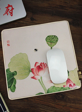 丝绸纪念品礼物特色小礼品鼠标垫