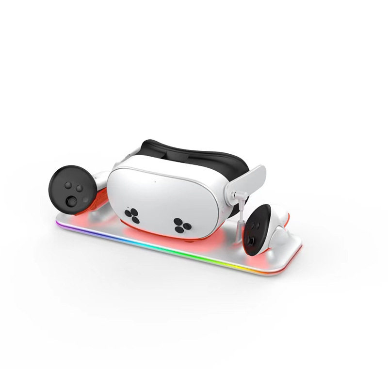 新款Meta Quest 3S无线磁吸快充底座RGB meta 3充电器含电池