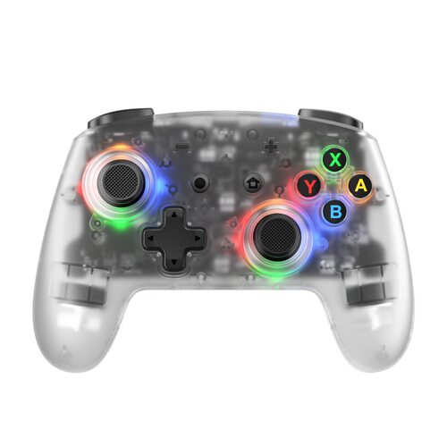新款switch pro无线手柄金属摇杆水晶按键switch OLED游戏手柄