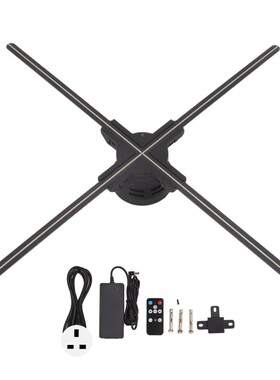 有新款3D全息广告机超清版投影仪风扇屏HOLOGRAM LED FAN多功能